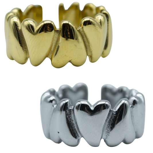 Anillo Corazones