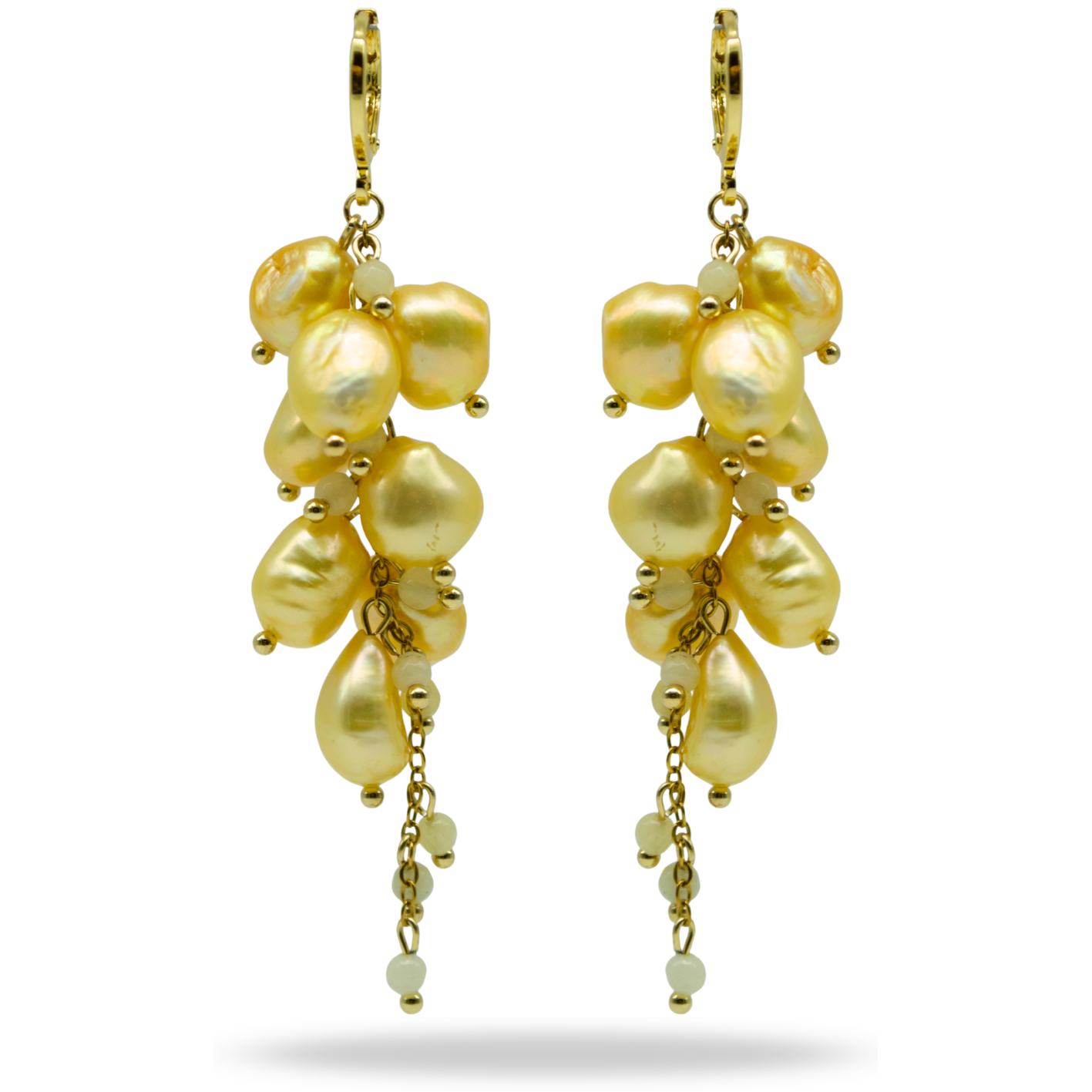 Aretes Mantequilla amarillos