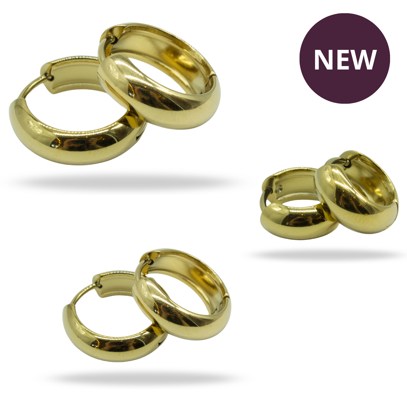 Aretes Milan Dorados