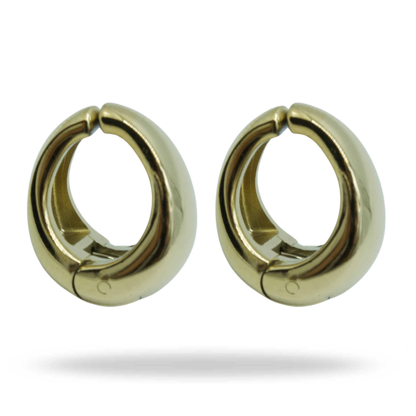 Aretes Luna Dorado