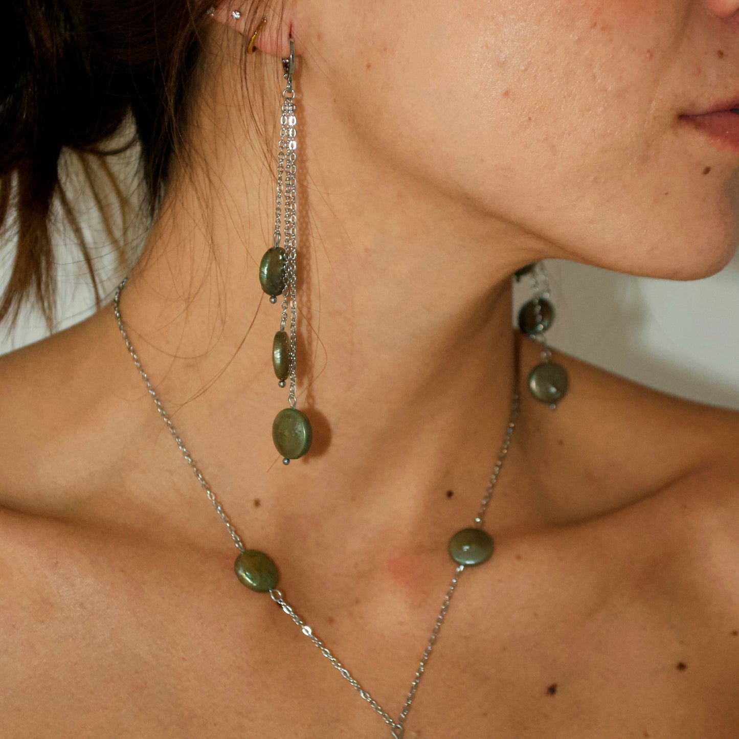 Aretes Lia Verde