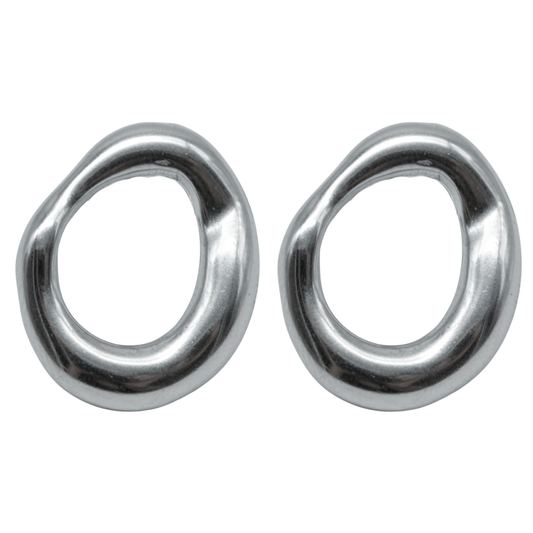 Aretes Aro Mini Plateados