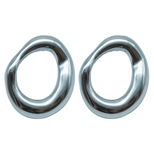 Aretes Aro Mini Plateados