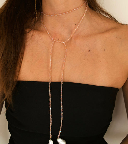 Collar Daniela Baby Pink