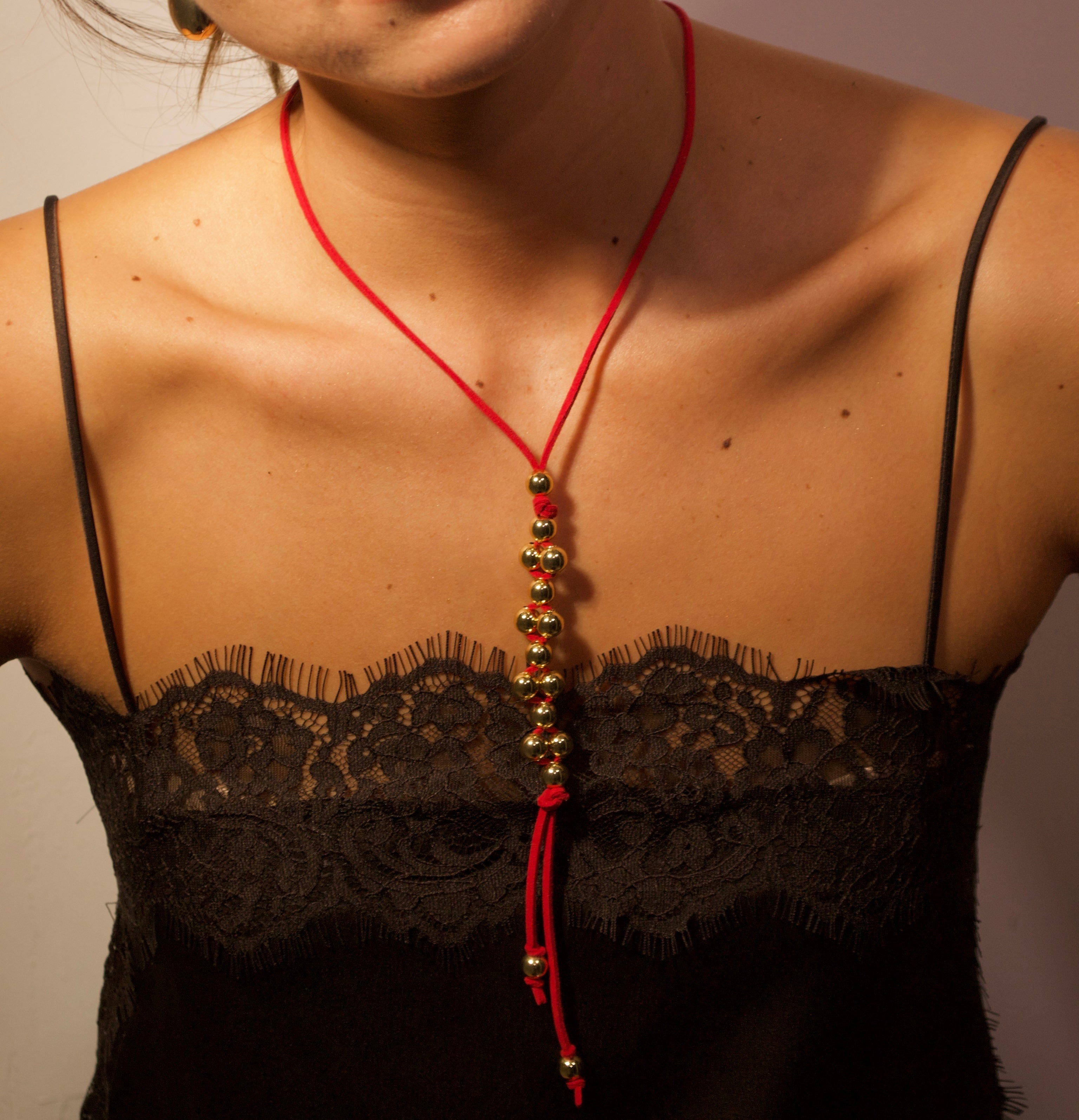 Collar Agave Rojo
