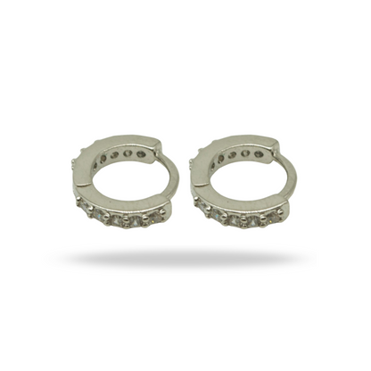 Aretes Ximena Plateados