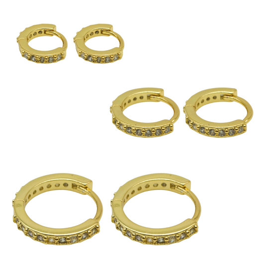 Aretes Ximena Dorados