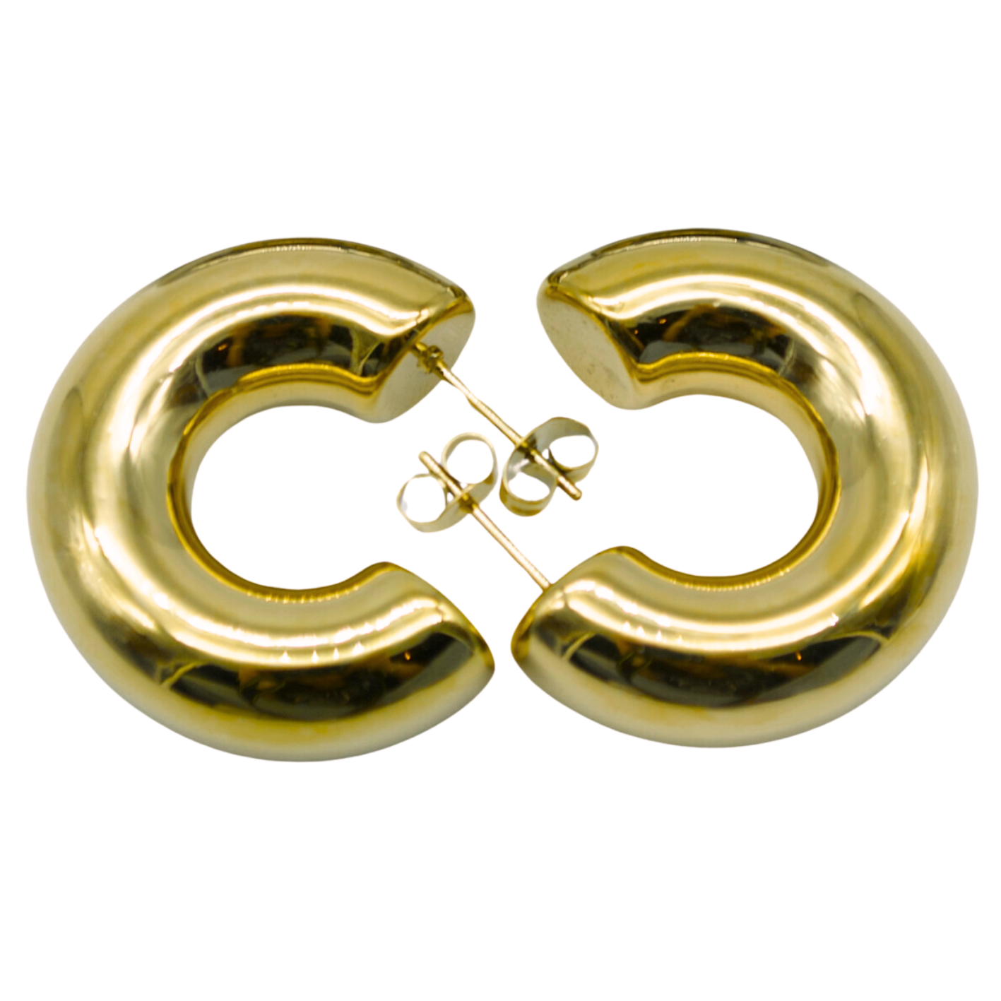 Aretes Forma C Chunky