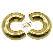 Aretes Forma C Chunky