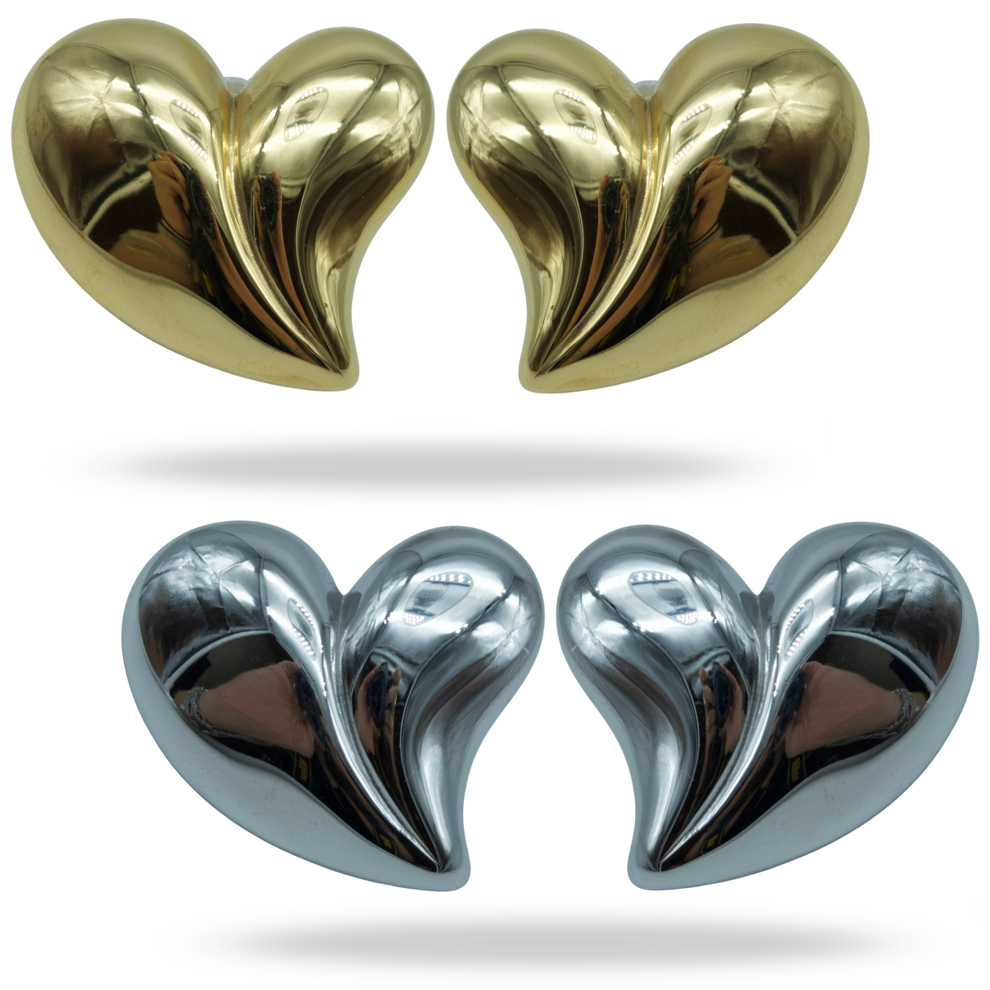 Aretes Corazón Chunky