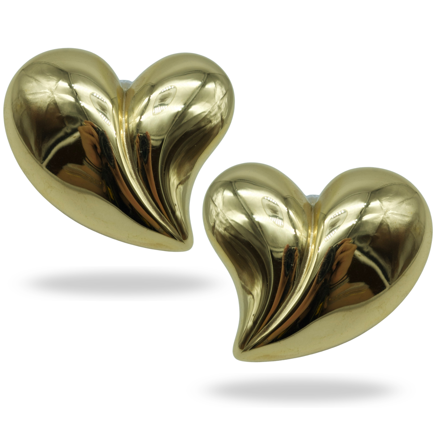 Aretes Corazón Chunky