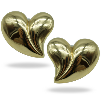 Aretes Corazón Chunky