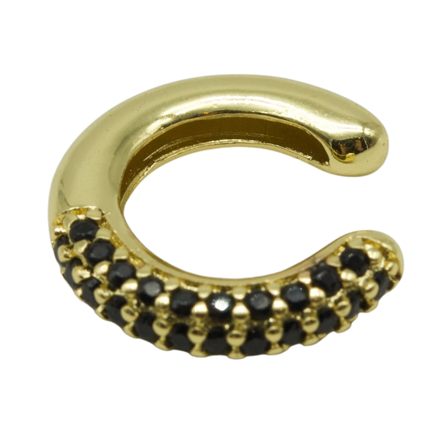 Yvanka Black Earcuff