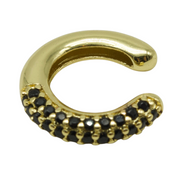 Yvanka Black Earcuff