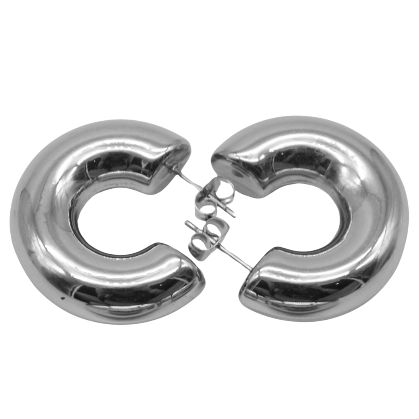 Aretes Forma C Chunky