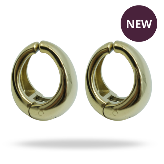 Aretes Luna Dorado