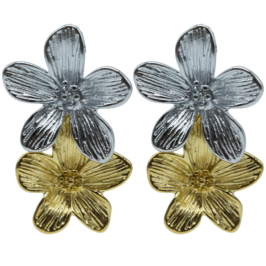 Aretes Malta Bicolor