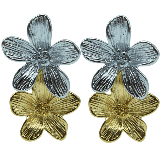 Aretes Malta Bicolor