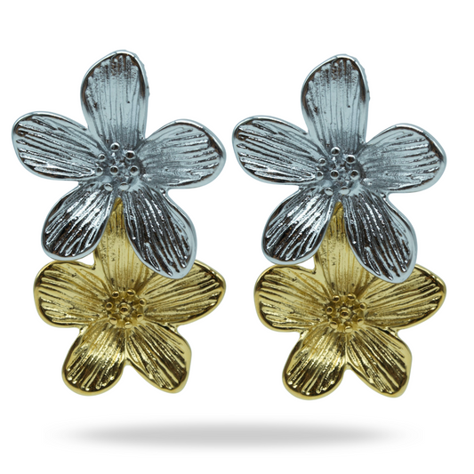 Aretes Malta Bicolor