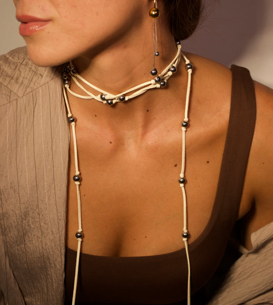 Collar Mezcal Plateado