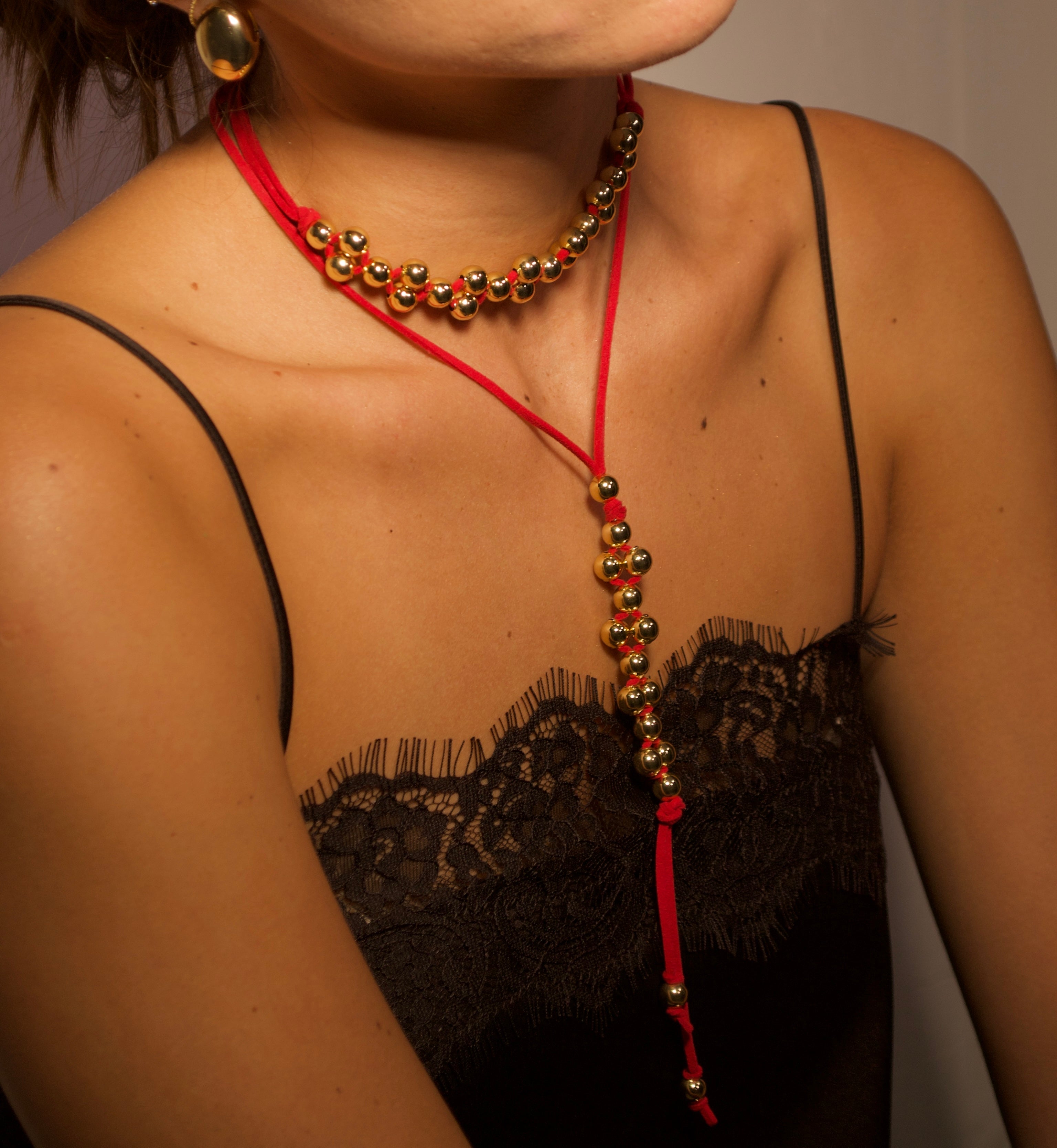 Collar Agave Rojo