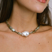 Collar Mosaico verde