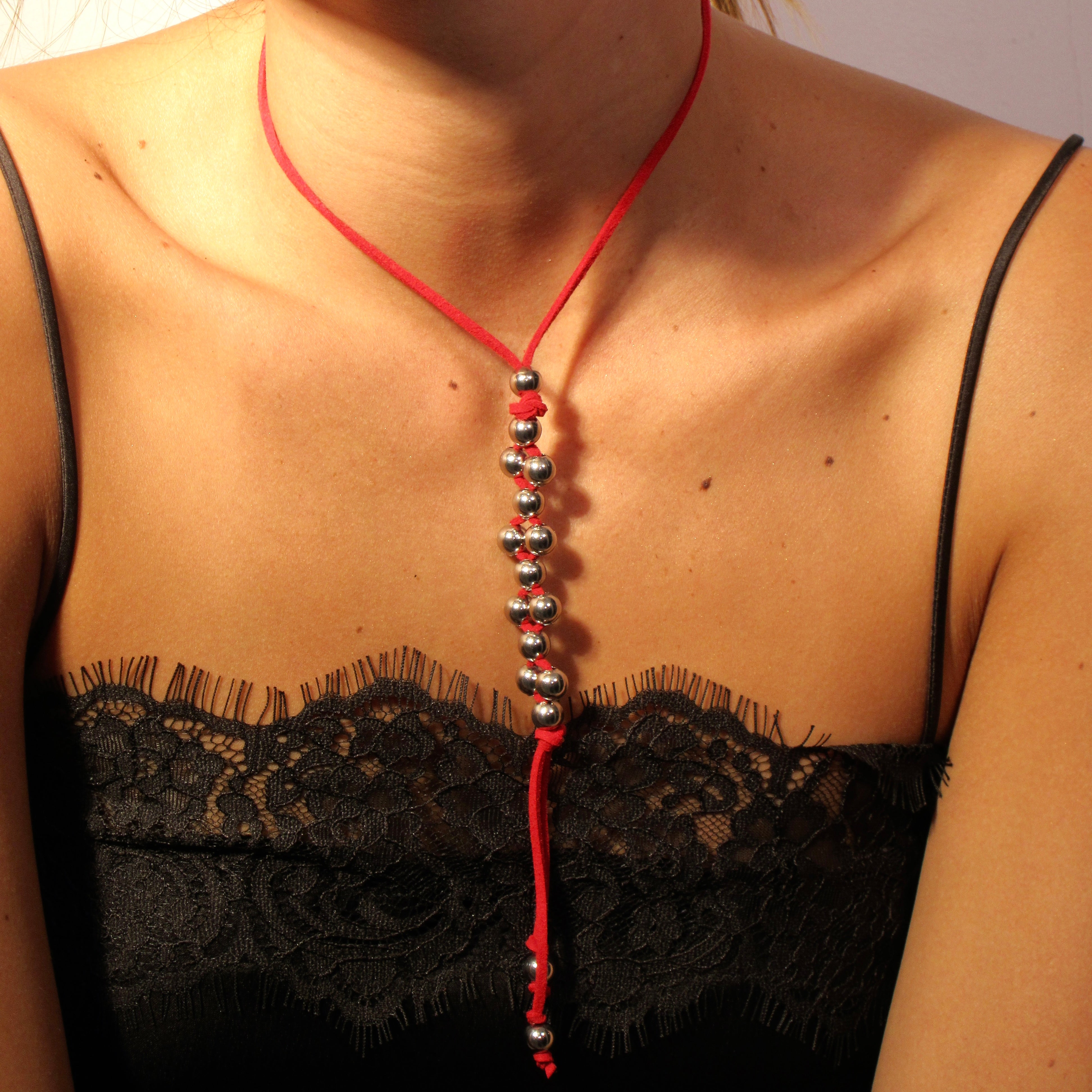 Collar Agave Rojo