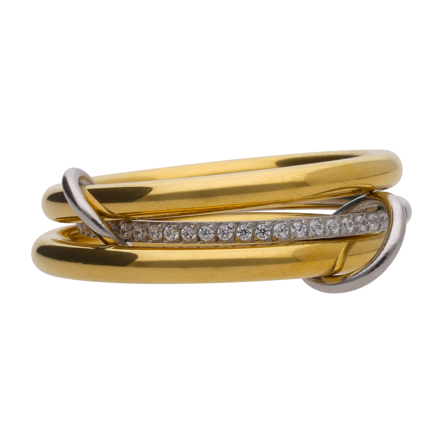 Anillo Mercedes Bicolor