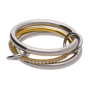 Anillo Mercedes Bicolor