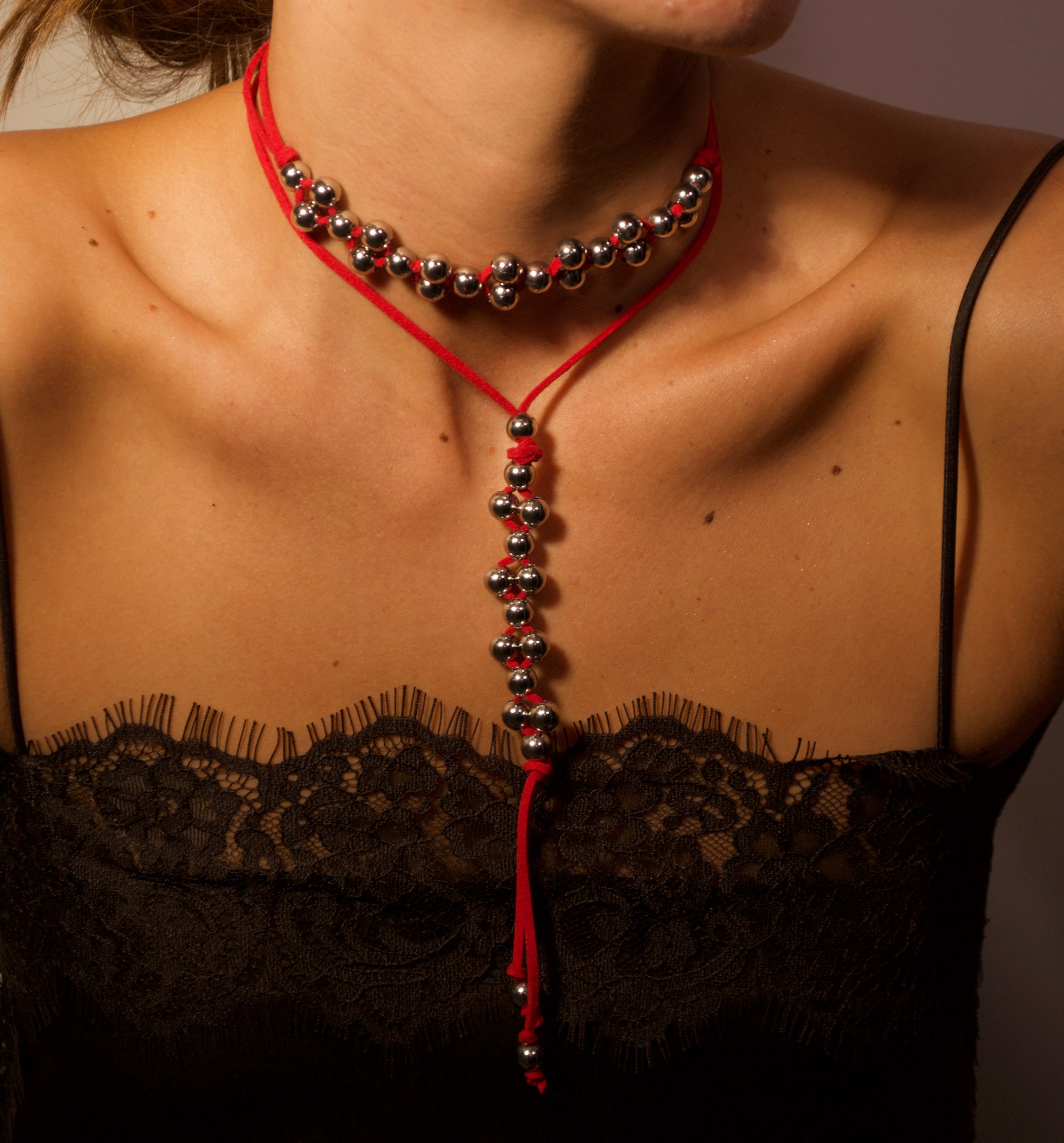 Collar Agave Rojo
