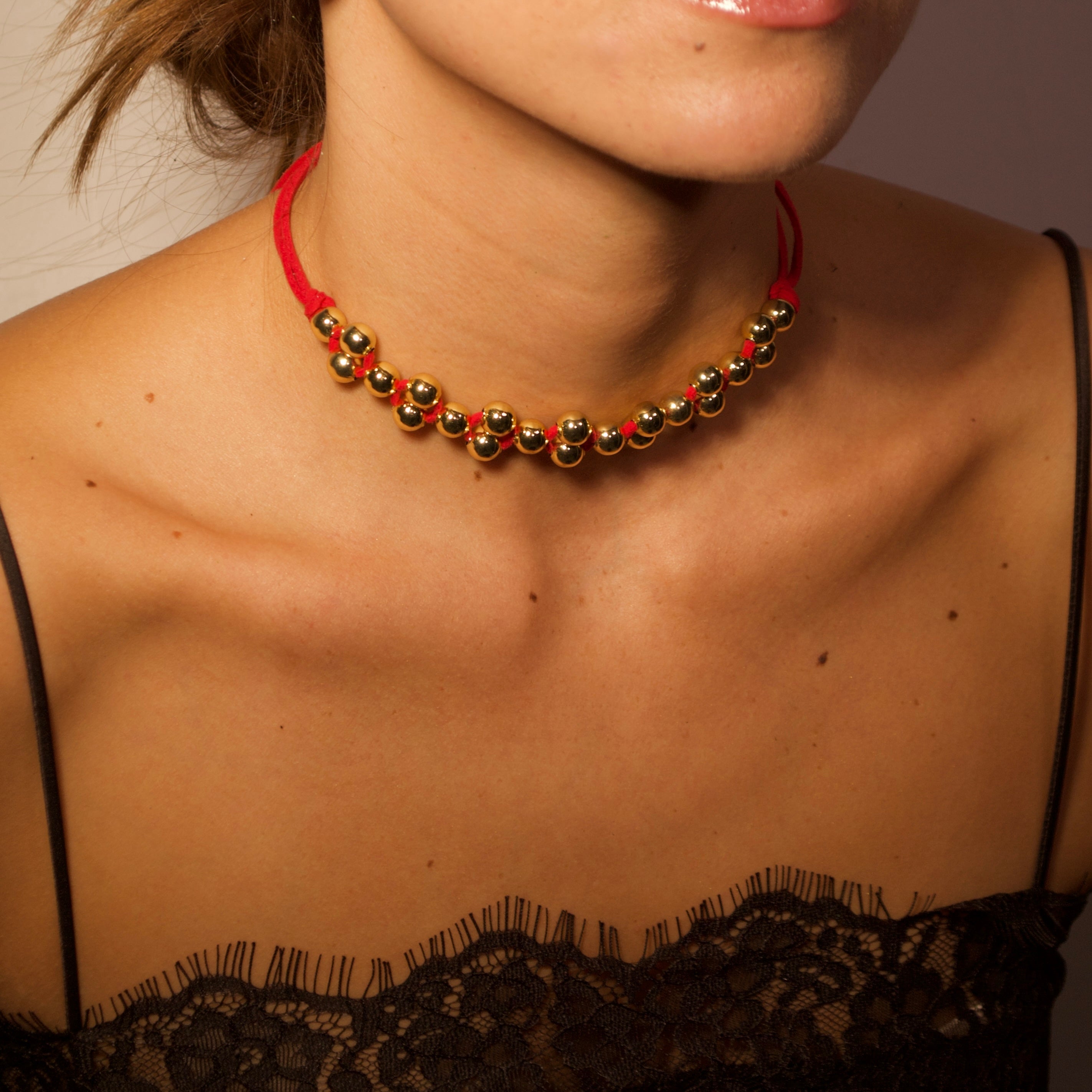 Collar Agave Rojo