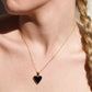 Collar Black Heart