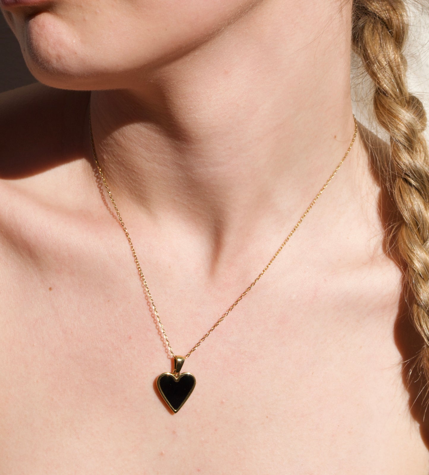 Collar Black Heart