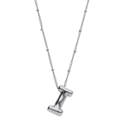 Silver Balloon Letter Necklaces