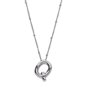 Silver Balloon Letter Necklaces