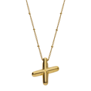Gold Balloon Letter Necklace