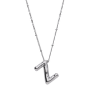 Silver Balloon Letter Necklaces