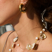 Aretes Forma C Chunky