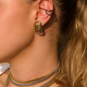 Aretes Celine Bicolor