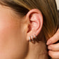 Aretes Ximena Plateados