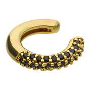 Earcuff Yvanka Negro