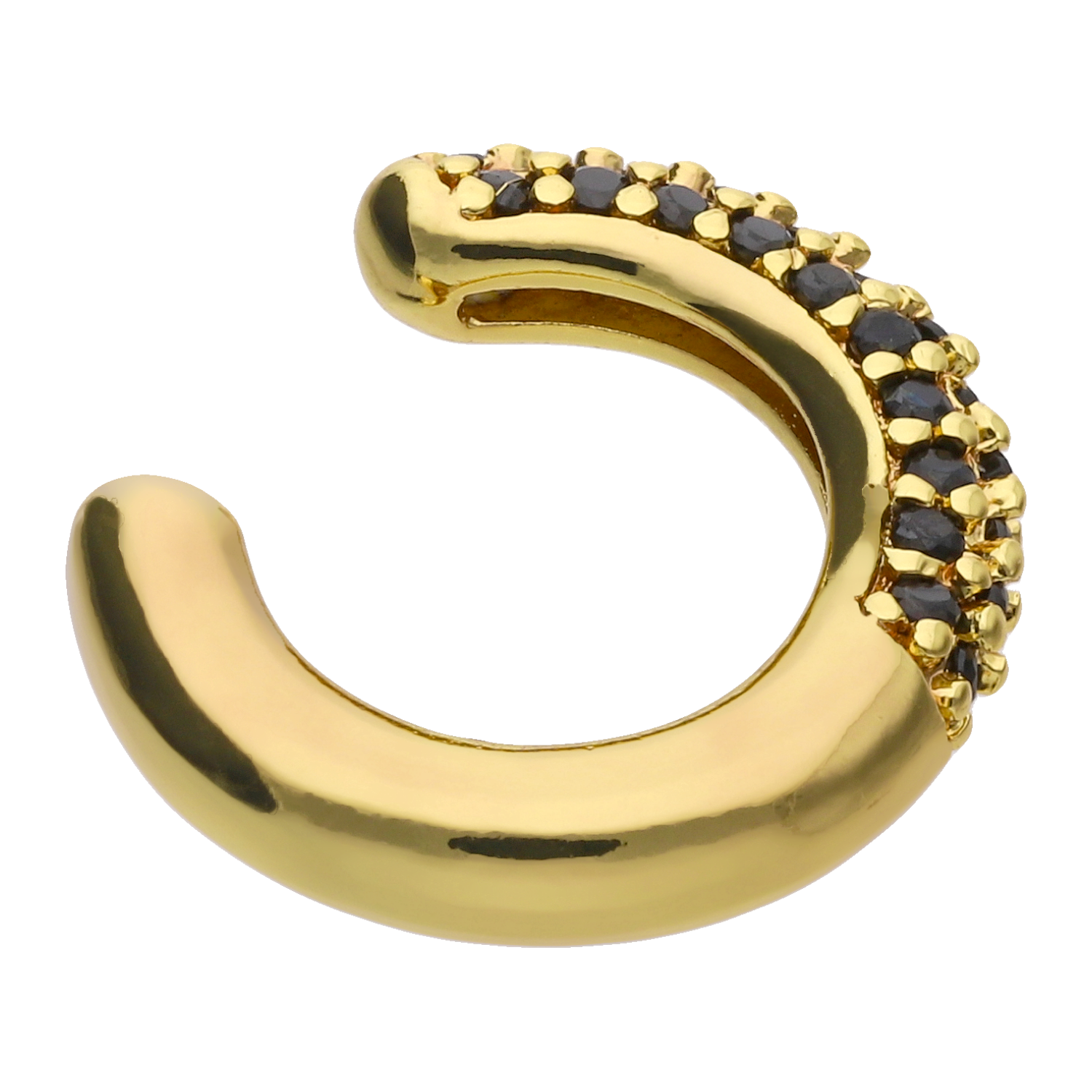 Earcuff Yvanka Negro