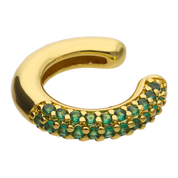 Earcuff Yvanka Verde