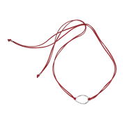 Silver Copal Plate Necklace