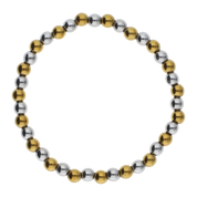 Two-Tone Hematite Bracelet