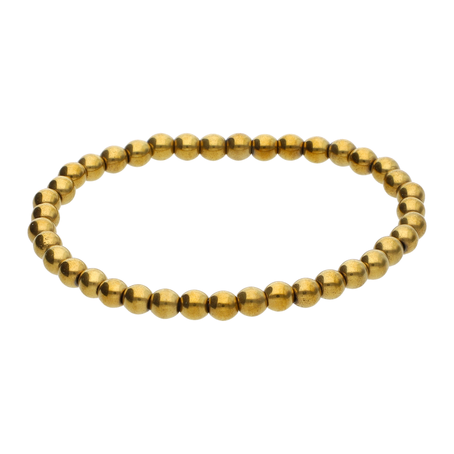 Pulsera Hematita Dorada