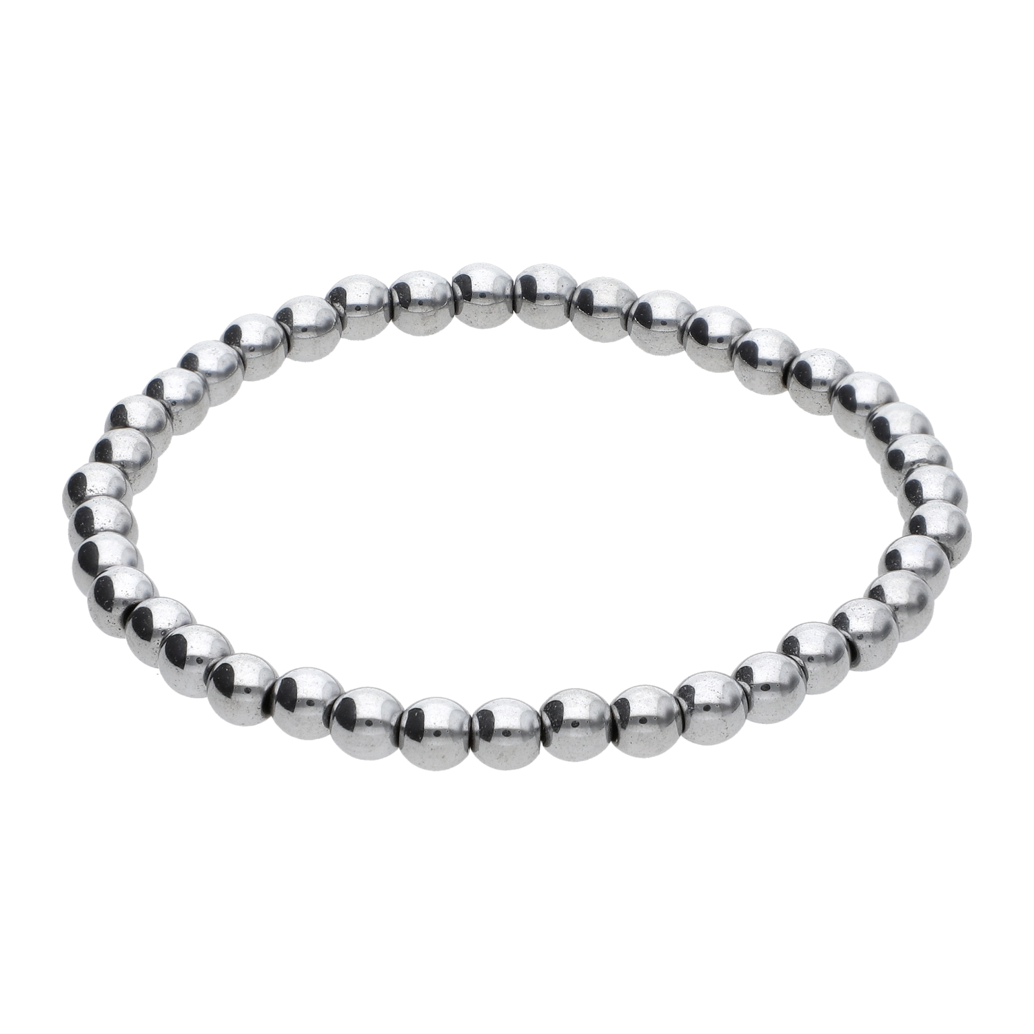 Silver Hematite Bracelet