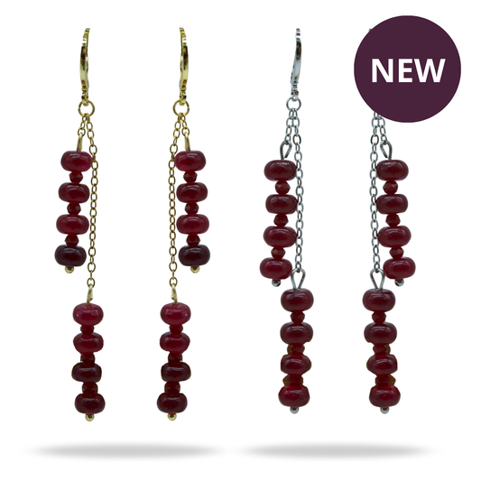 Aretes Cereza