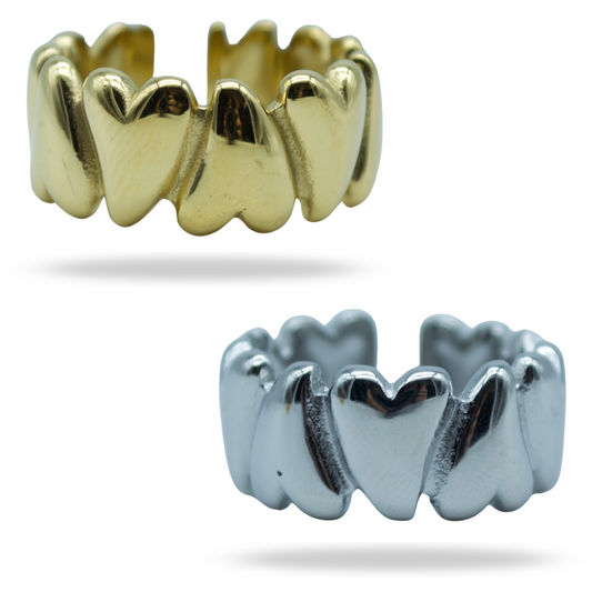 Anillo Corazones