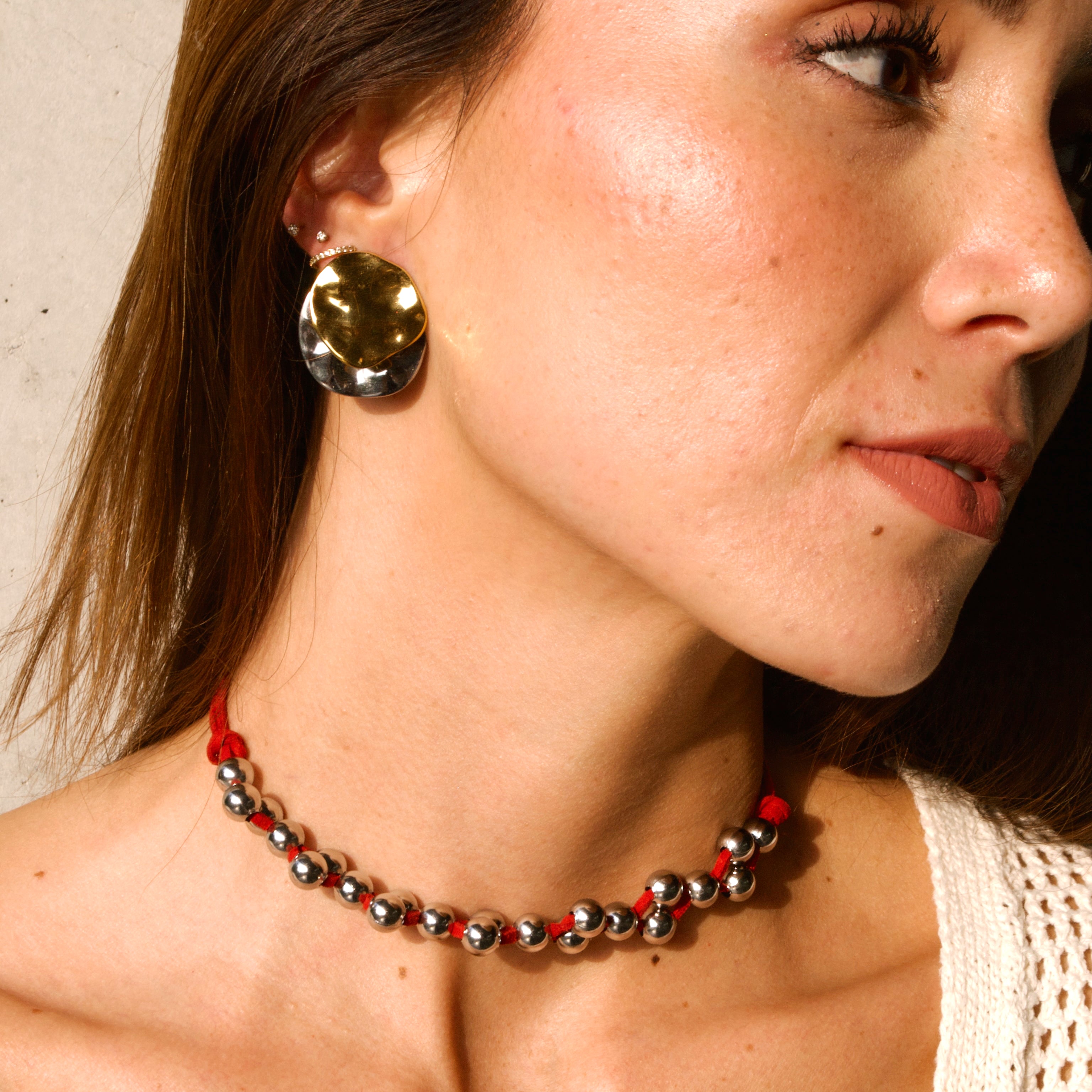 Collar Agave Rojo Quemado